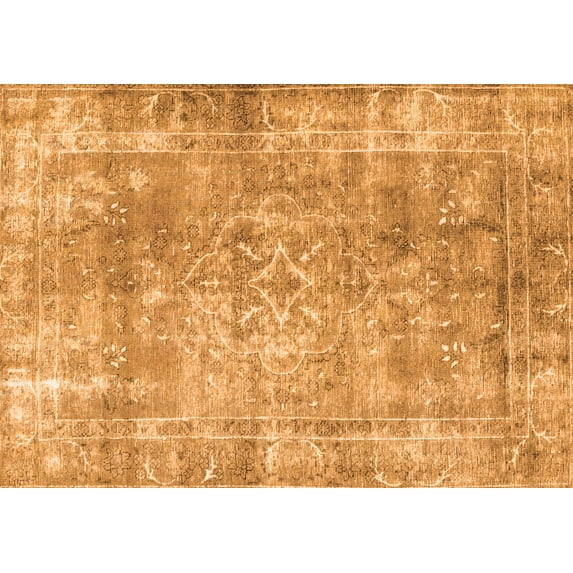 Ahgly Company Indoor Rectangle Persian Orange Traditional Area Rugs, 3' x 5'
