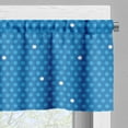 thumbnail image 3 of Ambesonne Blue Window Valance, Bold Polka Dots Retro, 54" X 12", Blue Pale Blue White, 3 of 5