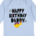 thumbnail image 4 of Inktastic Happy Birthday Daddy Party Boys or Girls Long Sleeve Baby Bodysuit, 4 of 5