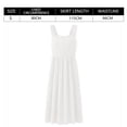 thumbnail image 2 of Vestido largo de verano para mujer, informal, bohemio, sin mangas, con tirantes finos, fruncido, con capas, largo, para playa, con cintura alta, holgado, con capas, corte A, midi, 2 of 6
