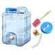 thumbnail image 2 of Jarra de agua, contenedor de agua para acampar, almacenamiento de agua con espita, sin fugas, tanque de agua de emergencia portátil para acampar al Con tapa de manguera, 2 of 8