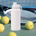 thumbnail image 6 of 32oz Space Water Bottle Large Metal Stainless Steel Water Flask Big Sports Travel Mens Water Bottle for Gym Hiking (White), 6 of 8