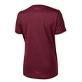 thumbnail image 6 of Sport-Tek LST360 Ladies Heather Contender Scoop Neck Tees, Cardinal Heather - Medium, 6 of 6