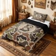 thumbnail image 3 of meiyoeat Hunting Camo B Letter Twin Comforter Sets for Boys Men, Farmhouse Wildlife Duck Print Bedding Set, Black Reversible, 2 Pieces, 1 Comforter and 1 Pillowcase, 3 of 6
