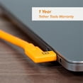 thumbnail image 2 of Cable USB-C Tether Tools TetherPro Naranja Alta Visibilidad de Ángulo Recto a USB-C 15 Pies, 2 of 6