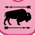 thumbnail image 4 of Inktastic Buffalo Cute Animal Western Boys or Girls Baby Bib, 4 of 4