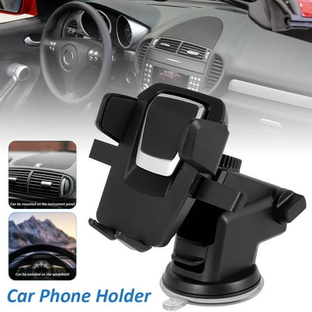 Pluokvzr Car Phone Holder Adjustable 360° Rotation Phone Holder for Car from 4.5 to 6.9 inches