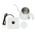 thumbnail image 2 of Smart Electric Kettle, 1000W Stainless Steel Fast Heating Auto Power Off Hot Water Boiler Pour Over Kettle for Coffee Tea, Easy to Use, Lightweight with Spray Technology, 2 of 7