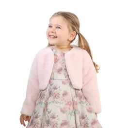 Girls faux fur bolero best sale