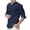 Navy, variant on Tejiojio Men's and Big Men's Classic Tops Clearance Men's Spring And Autumn Casual Solid Color Cotton And Linen Loose Coat Shirt