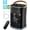 Black-WithBattery, variant on 4-IN-1 Small Air Conditioner, 2Ice Packs, 16.5ft Remote, 1200ML Tank, 7H Smart Timer, 3Speed & 2Cool Mist Up to 100Sq.ft Personal Air Cooler, 7Color Light Portable AC Unit for Bedrooms