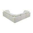 thumbnail image 7 of Meridian Furniture Plush Standard Cream Velvet Modular Sectional, 7 of 7
