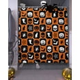 thumbnail image 3 of Halloween Elements Plaid Cat Bat Pumpkin Cobweb Orange Shower Curtain Set ，Waterproof Fabric Shower Curtains Shower Curtains for Bathroom,Bathroom Decor 36"x72", 3 of 6