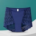 thumbnail image 2 of WRKEKC Panties for Women High Waist Hollow Out Lace Tummy Control Butt Lifting Silk Blend Plus Size Cotton Gusset Triangle Underwear, 2 of 4