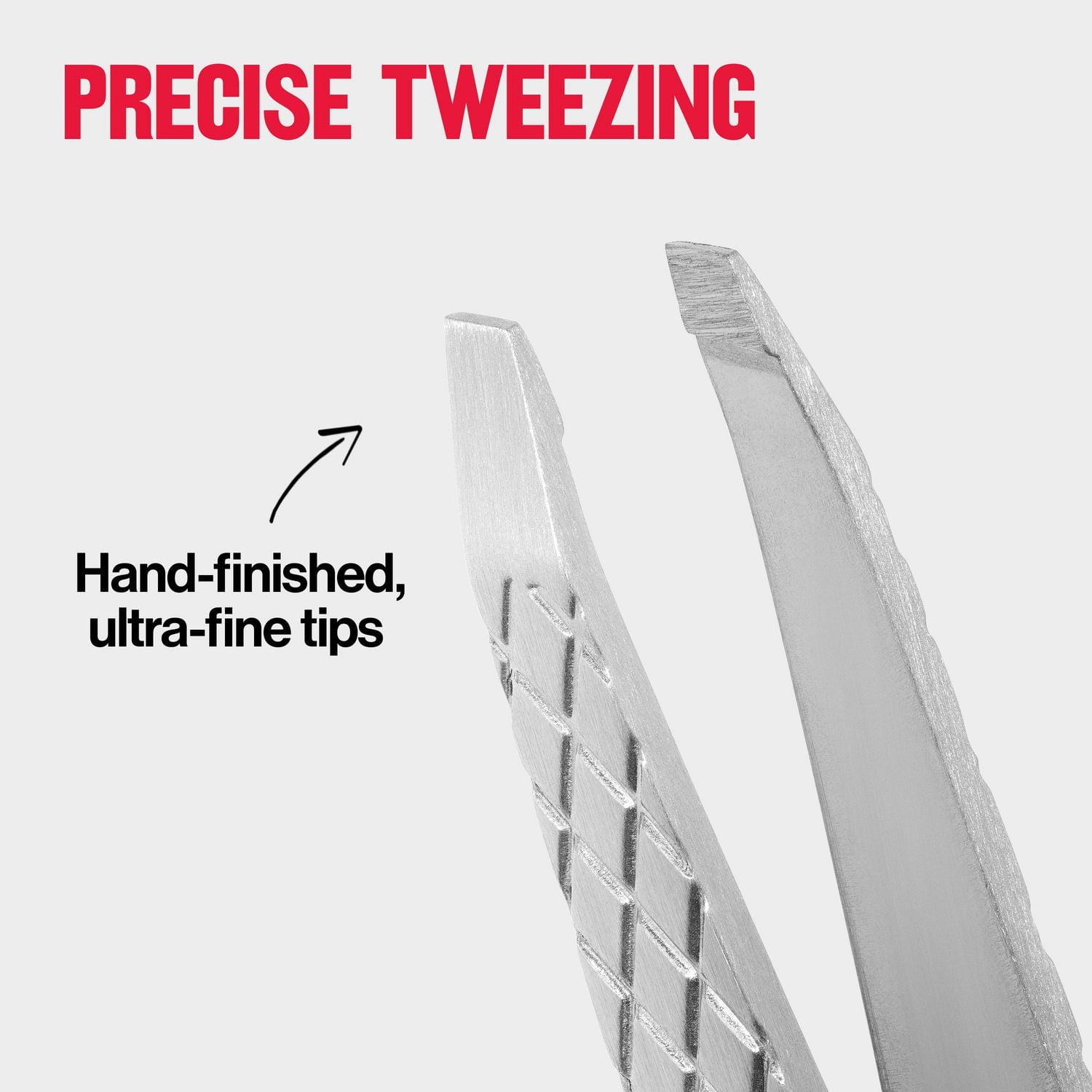 Revlon Ultimate Slant Tweezer, Hand-Finished Ultra-Fine Tips for Precise Hair Removal, Made With High-Quality Stainless Steel