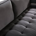 thumbnail image 6 of Meridian Furniture Emily Velvet Sofa-Color:Grey Velvet,Style:Contemporary, 6 of 11