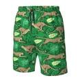 thumbnail image 4 of Logiee Leopard Print Print Mens Swim Trunks Quick Dry Board Shorts,Breathable Hawaii Beach Shorts Swimwear Bathing Suits-3X-Large, 4 of 6