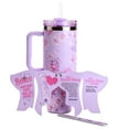 thumbnail image 2 of Hi Peach Layne 40oz Purple Beauty Insulated Tumbler with Nail File, 2 of 4