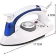 thumbnail image 4 of Travel Steam Iron - Portable Compact Foldable Steam Travel Iron With Ergonomic Folding Handle And Non-stick Soleplate For Home Use And Travel, 700w(eu, 4 of 5