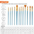 thumbnail image 6 of Acrylic Paint Brushes, EEEkit 12Pcs Nylon Hair Brushes for All Purpose Oil Watercolor Painting, Professional Painting Kits, 6 of 7