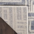 thumbnail image 4 of HomeRoots 553150 4 x 6 ft. Blue Geometric Distressed Rectangle Area Rug, 4 of 5