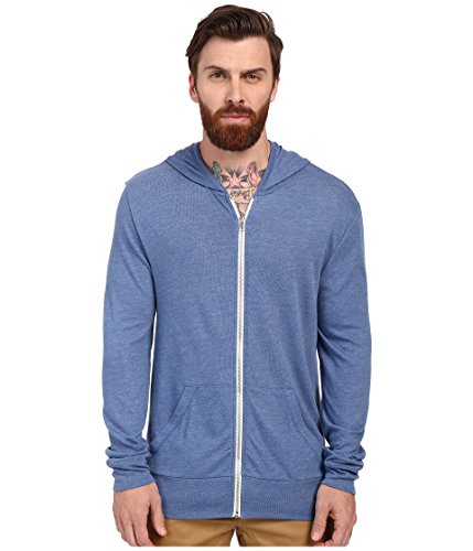 alternative men's eco zip hoodie sweatshirt