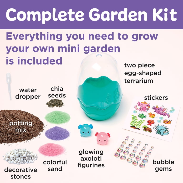 Creativity for Kids Mini Garden Axolotl: STEM Arts and Crafts for