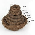 thumbnail image 6 of 2pcs 3.9inch Rattan Bird's Nest Crafts Handmade Dry Natural Bird's Nest for Garden Yard Home Party Wedding Decor No Eggs, 6 of 6