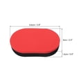 thumbnail image 2 of Unique Bargains Ping Pong Table Tennis Paddle Racket Rubber Cleaning Sponge, Red Black 2 Pack, 2 of 6