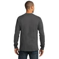 thumbnail image 2 of Port Company Tall Long Sleeve Essential Tee Pc61lst Charcoal 2XLT, 2 of 2