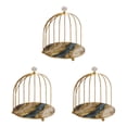 thumbnail image 2 of Bearachild Iron Bird Cage Cosmetic Organizer Bathroom Holder  Rack Dresser Storage Stand Type1, 2 of 6