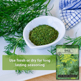 thumbnail image 5 of Sow Right Seeds Dill Herb Seeds, Non-GMO Heirloom Varieties, 5 of 5