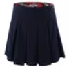 thumbnail image 3 of Bienzoe Girl's Stretchy Pleated Adjust Waist School Uniforms Skirt Navy 8, 3 of 6