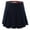 Navy, variant on Bienzoe Girl's Stretchy Pleated Adjust Waist School Uniforms Skirt Black 12