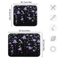 thumbnail image 4 of Iauyy Dish Drying Mat for Kitchen Counter, Super Absorbent & Hanging 16x18 / 18x24 Inch (S/M) Purple Flowers, 4 of 8