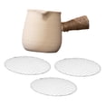 thumbnail image 3 of TISHITA Ceramic Teapot Chinese Traditional Teapot Loose Leaf Tea Pot Durable Tea Kettle Tea Infuser for Hotel Home Outdoor BBQ Hiking White, 3 of 8