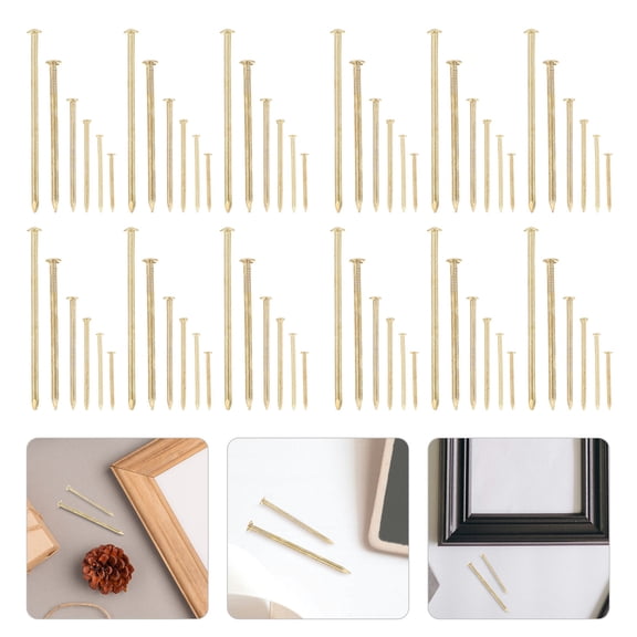 BESTYASH 300-Piece Picture Hanging Nails Kit with , Iron Frame Hardware for Easy Wall Art Display and Hanging