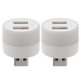 thumbnail image 1 of 2pcs Car Light 2-port USB Hub Adapter USB Powered Illumination Light Night Lamp, 1 of 8