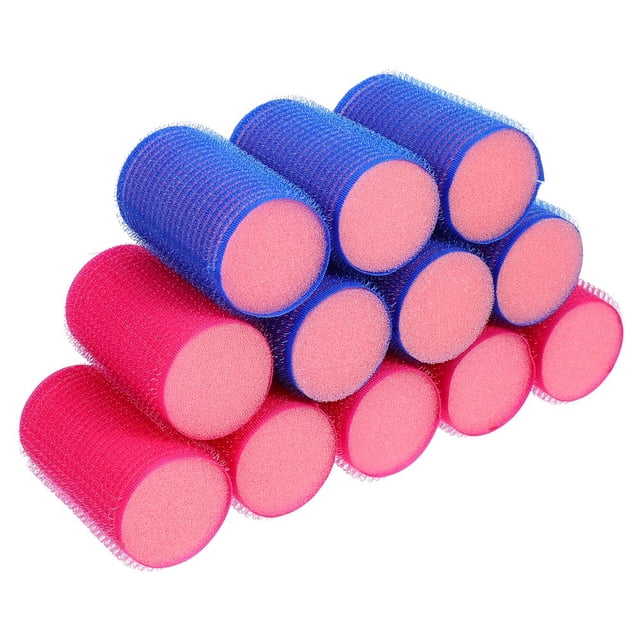 HLONK 12 Pcs Éponges pour Cheveux Courts - Rouleaux Sans Chaleur