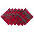 thumbnail image 1 of Design Imports Ensemble de Serviettes à Carreaux de Vacances de 6, 1 of 4