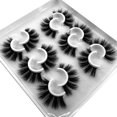 thumbnail image 1 of Pestañas postizas HBZGTLAD esponjosas de visón sintético, tiras 3D x6, 1 of 9