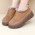 thumbnail image 2 of Bottes d'Hiver 2025 avec Velours Chaud et Rabat en Coton pour Femmes, 2 of 9