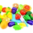 thumbnail image 4 of Juego de juguetes de frutas cortadas de cocina de simulación de 23 piezas, juego de casitas con cesta para juegos de rol para niños, 4 of 5