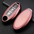 thumbnail image 1 of Car Key Fob Cover Case Protector TPU Carbon Fiber Remote Car Key Fob Case Cover Holder Shell For Nissan Infiniti, 1 of 12