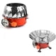thumbnail image 1 of Folding mini stove, mini gas camping stove, portable folding gas camping stove, mini camping stove, 2800W, 468G, windproof, outdoor, stainless steel, 1 of 5