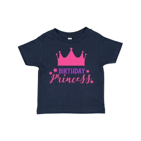 

Inktastic Birthday Princess Little Princess Crown Stars Gift Toddler Toddler Girl T-Shirt