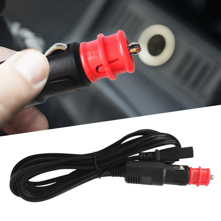 car fridge/plugs into cigarette lighter BAOSITY Car Refrigerator Lighter Car Fridge Plug Cable 12V/24V Adapter  Portable Cable Connection Line Car Refrigerator Plug straight 3.5M