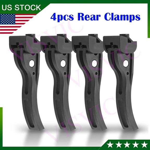 Universal Replacement Parts for Hard Tri-Fold Tonneau Cover Rear Clamp (4PCS)