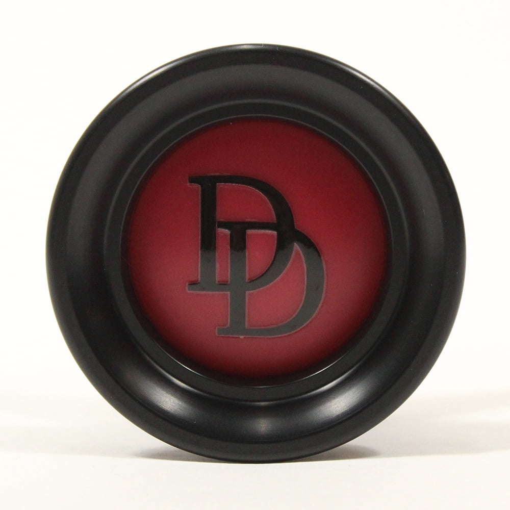 Dressel Designs Apollo Yo-Yo - POM (Delrin) Bodied YoYo with a POM Cap (Black Body Red Cap DD)
