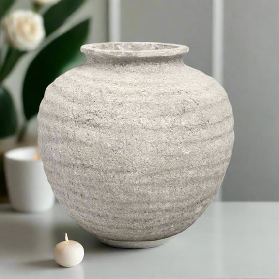 Ravien White Terracotta Pots